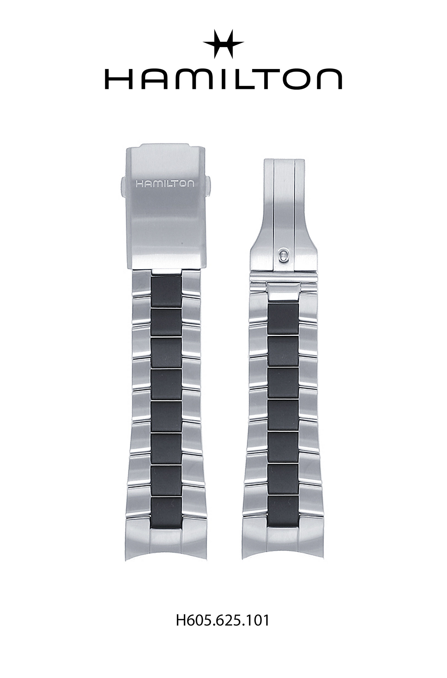 Hamilton Khaki Twilight Steel Watch Bracelet  Ref H695.625.101 - Genuine OEM