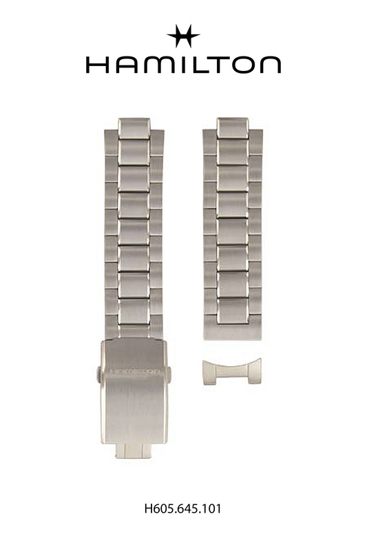 Hamilton Khaki Scuba Steel Watch Bracelet 21-mm Ref H695.645.101 - Genuine OEM