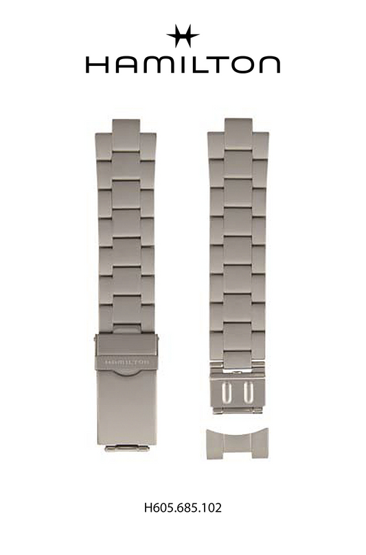 Hamilton Khaki Field Steel Watch Bracelet  Ref H695.685.102 - Genuine OEM