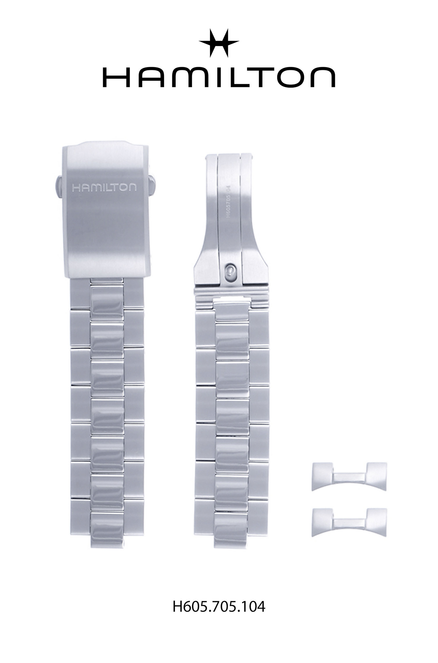 Hamilton Khaki Field Titanium Watch Bracelet 20-mm Ref H695.705.104 - Genuine OEM