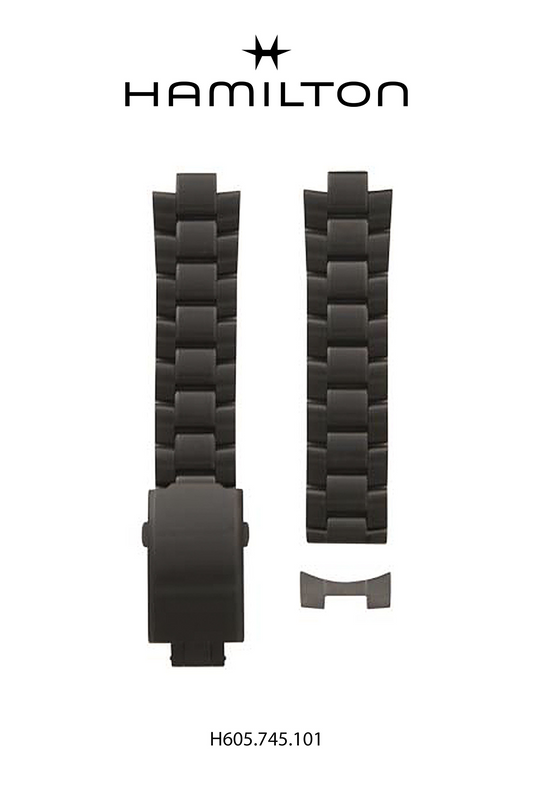 Hamilton Khaki Air Steel Watch Bracelet 20-mm Ref H695.745.101 - Genuine OEM