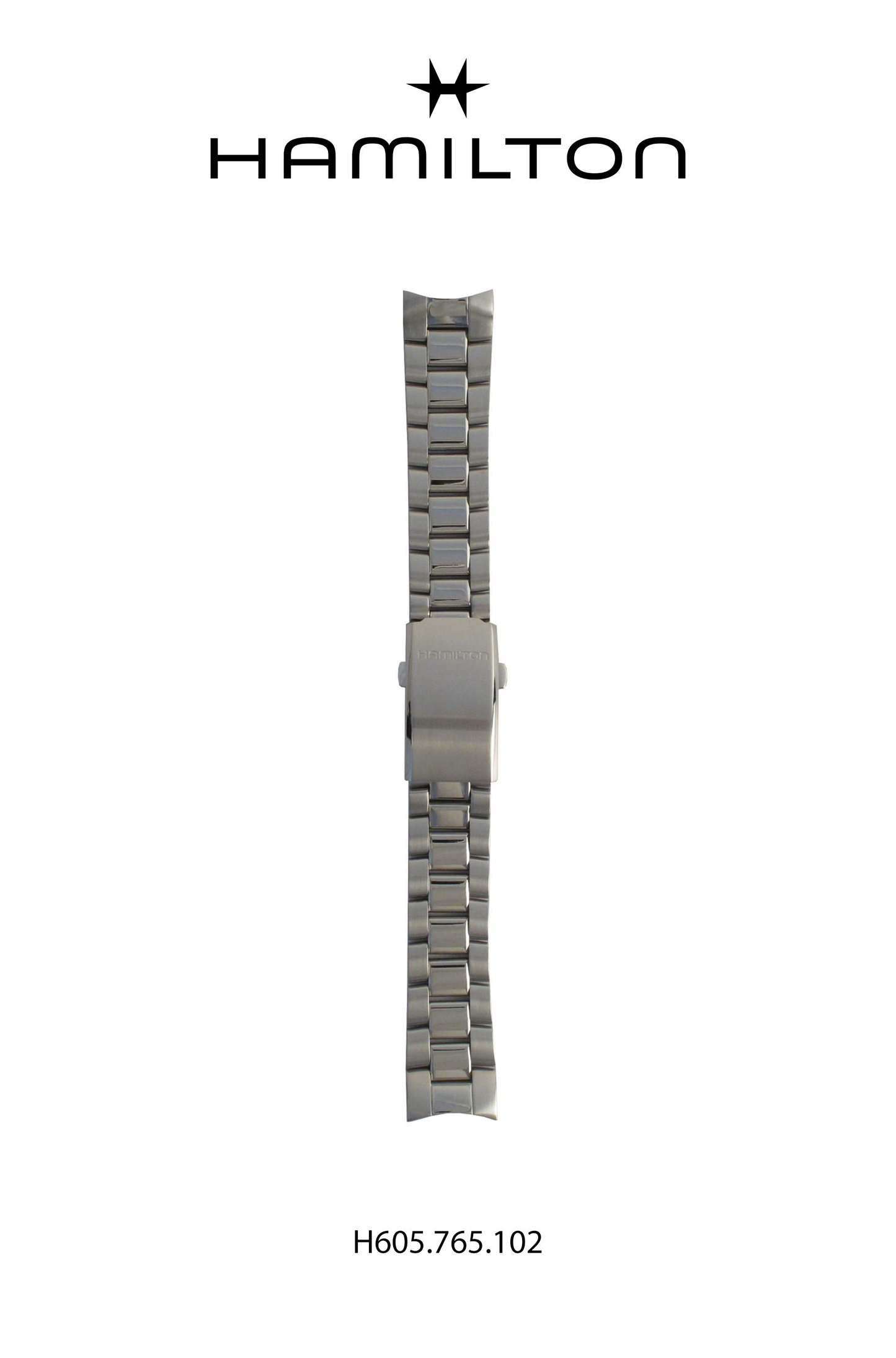 Hamilton Khaki Xpatrol Steel Watch Bracelet 20-mm Ref H695.765.102 - Genuine OEM