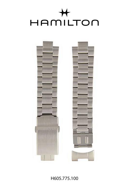 Hamilton Khaki Sub Steel Watch Bracelet 20-mm Ref H695.775.100 - Genuine OEM