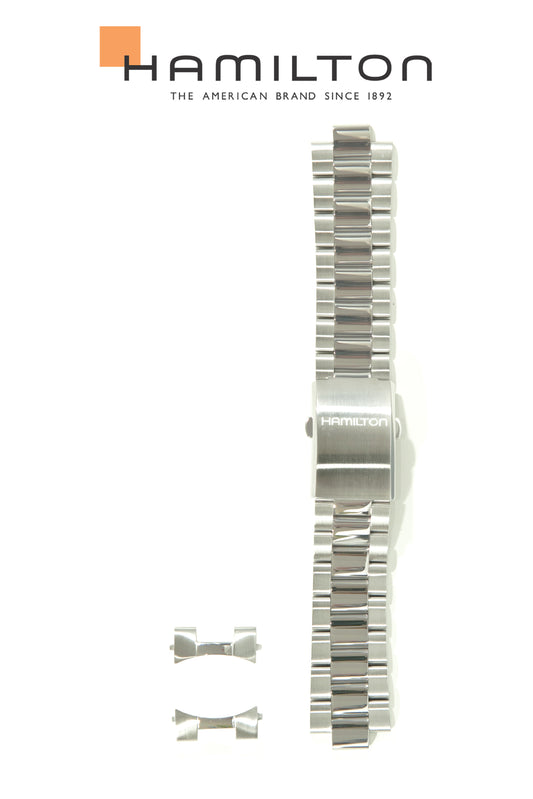 Hamilton Khaki Field Steel Watch Bracelet 22-mm Ref H695.715.103 - Genuine OEM