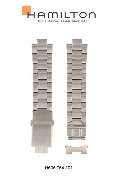 Hamilton Khaki Aviation Steel Watch Bracelet 20-mm Ref H605.764.101 - Genuine OEM