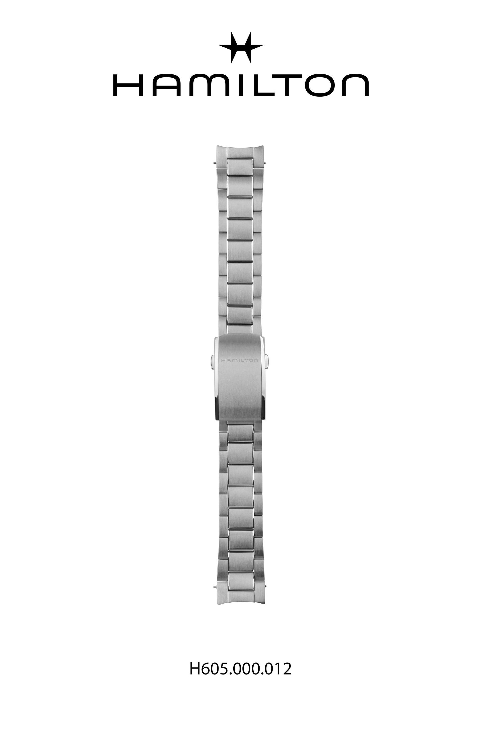 Hamilton Khaki Pilot Steel Watch Bracelet 20-mm Ref H695.000.012 - Genuine OEM