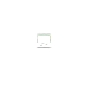 OMEGA Buckle Satin Steel  318.92.42.79.01.001 -18mm Ref 94511803, EAN 7612882041885 - Genuine OEM
