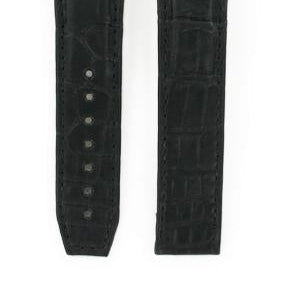 OMEGA DeVille 423.13.37.50.01.001 Alligator Padded Black Strap SHORT 21mm Ref 98000223S,7612882756291 – Genuine OEM