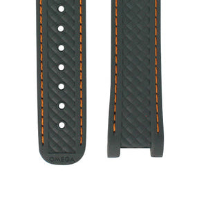 OMEGA Seamaster 220.12.41.21.02.002 Grey Rubber Strap SHORT 20mm Deployment Ref 032CVZ007667, 7613304194080 – Genuine OEM