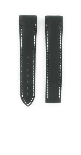 OMEGA Seamaster 29015081, 290.15.081 SHORT Rubber Padded Black Matte Strap 20mm Ref 98000297S, EAN 7612882859053 – Genuine OEM