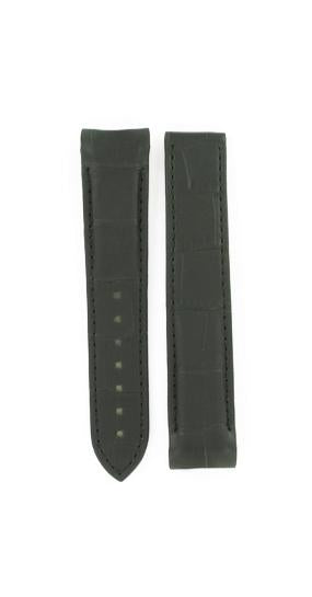 OMEGA Seamaster Alligator Leather Black Strap SHORT 232.58.42.21.01.001 20mm Ref 98000369S, 7612882919269 – Genuine OEM