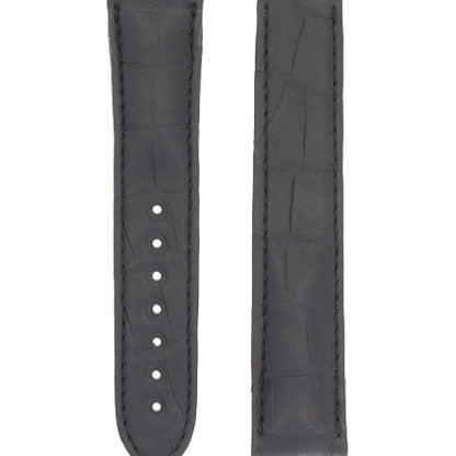 OMEGA Seamaster,  De Ville 231.13.42.21.06.001 Strap SHORT 20mm Black Alligator Deployment Ref 98000278S, 7612882812195 - Genuine OEM