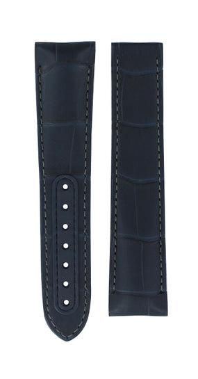 OMEGA Speedmaster 304.93.44.52.03.001 Alligator Blue strap 21mm Ref 032CUZ007281, 7613304184531 – Genuine OEM