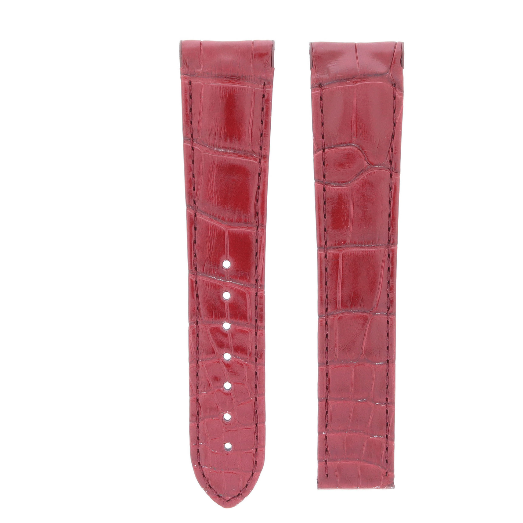 OMEGA Speedmaster Moonwatch 032CUZ013559 Red Alligator Strap SHORT 21mm | Genuine OEM