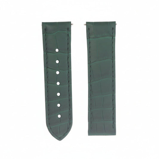 OMEGA Speedmaster Moonwatch 032CUZ013561 Green Alligator Strap SHORT 21mm | Genuine OEM