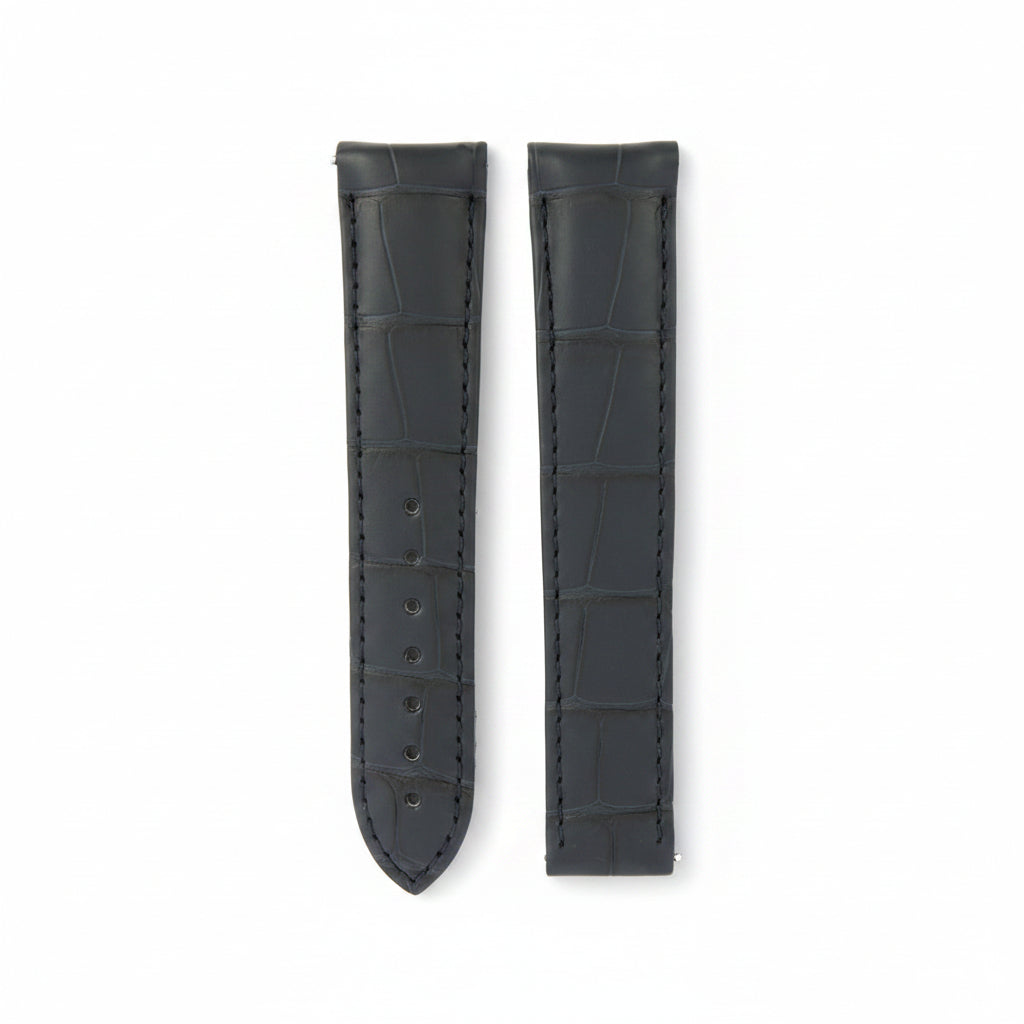 OMEGA Speedmaster Moonwatch 032CUZ013563 Blue Alligator Strap SHORT 21mm | Genuine OEM