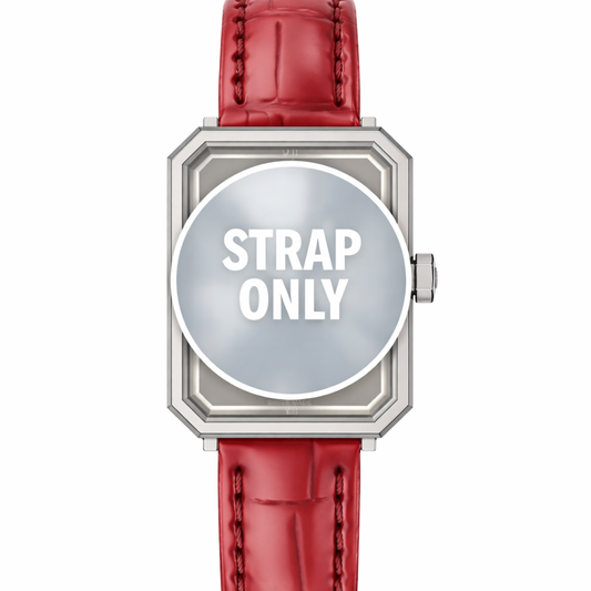 Tissot SRV T600051144 Red Leather Strap - 12mm Genuine OEM