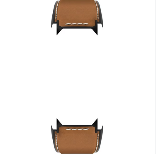 TAG Heuer FT6110/1 SBF8A5000 Connected Black Rubber/Chestnut Calfskin Strap 22mm - Genuine OEM