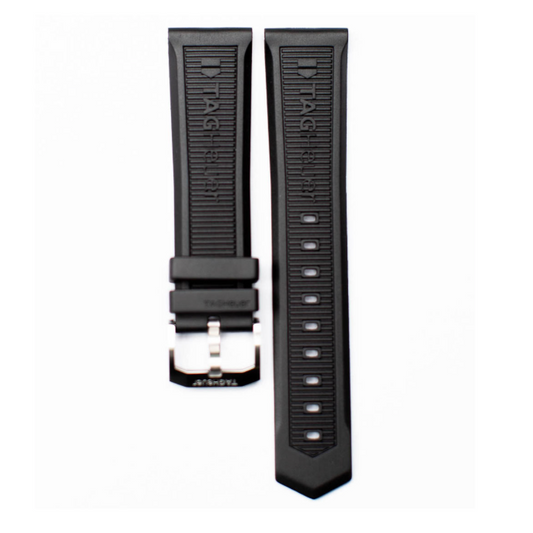 TAG Heuer Formula 1 BT0717 Black Rubber Strap 22mm - Genuine OEM