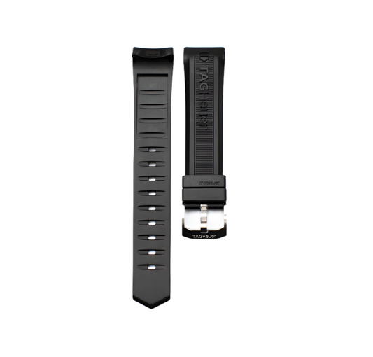 TAG Heuer BT0710 Aquaracer  Black Rubber Strap 20mm - Genuine OEM