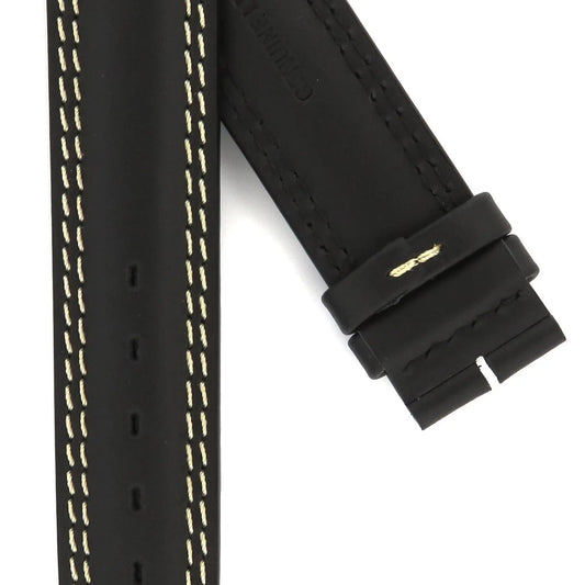 TAG Heuer 1500 Series FC8047 WD1210-D Black Leather Strap 19mm | Genuine OEM