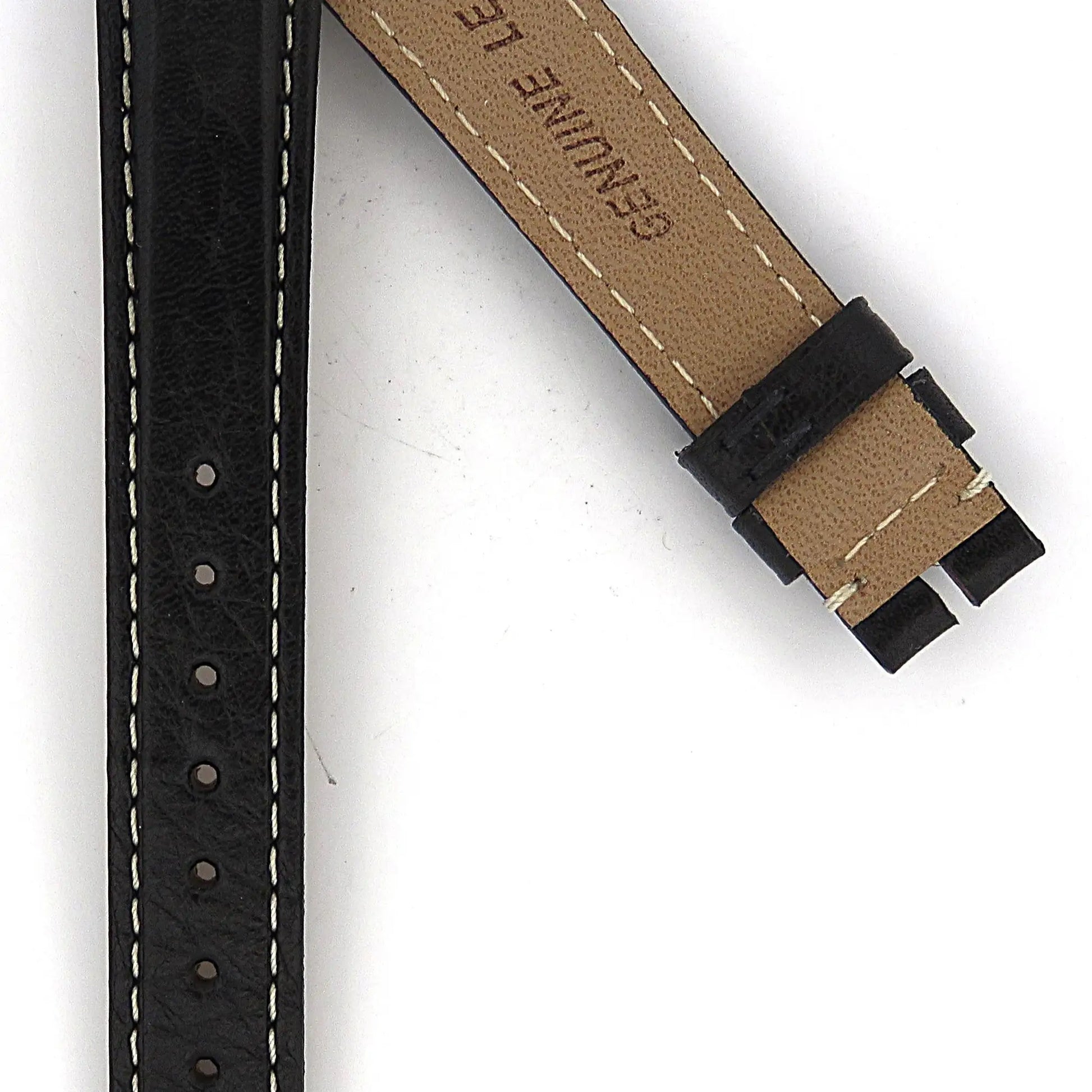 TAG Heuer 2000 Series FC8085 WK1310 Black Leather Strap 15mm | Genuine OEM