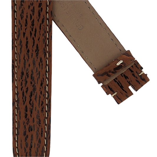 TAG Heuer 4000 Series FC8022 WF1110 Brown Leather Strap 19mm | Genuine OEM