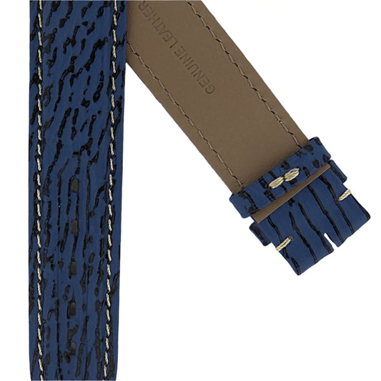TAG Heuer 4000 Series FC8024 WF1110 Blue Leather Strap 19mm | Genuine OEM