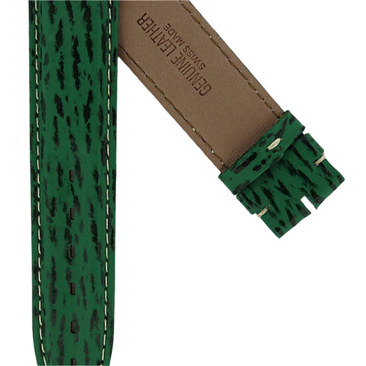 TAG Heuer 4000 Series FC8025 WF1110 Green Leather Strap 19mm | Genuine OEM