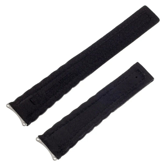 TAG Heuer 6000 Series FC6030 WH1111 Black Leather Strap 19mm | Genuine OEM