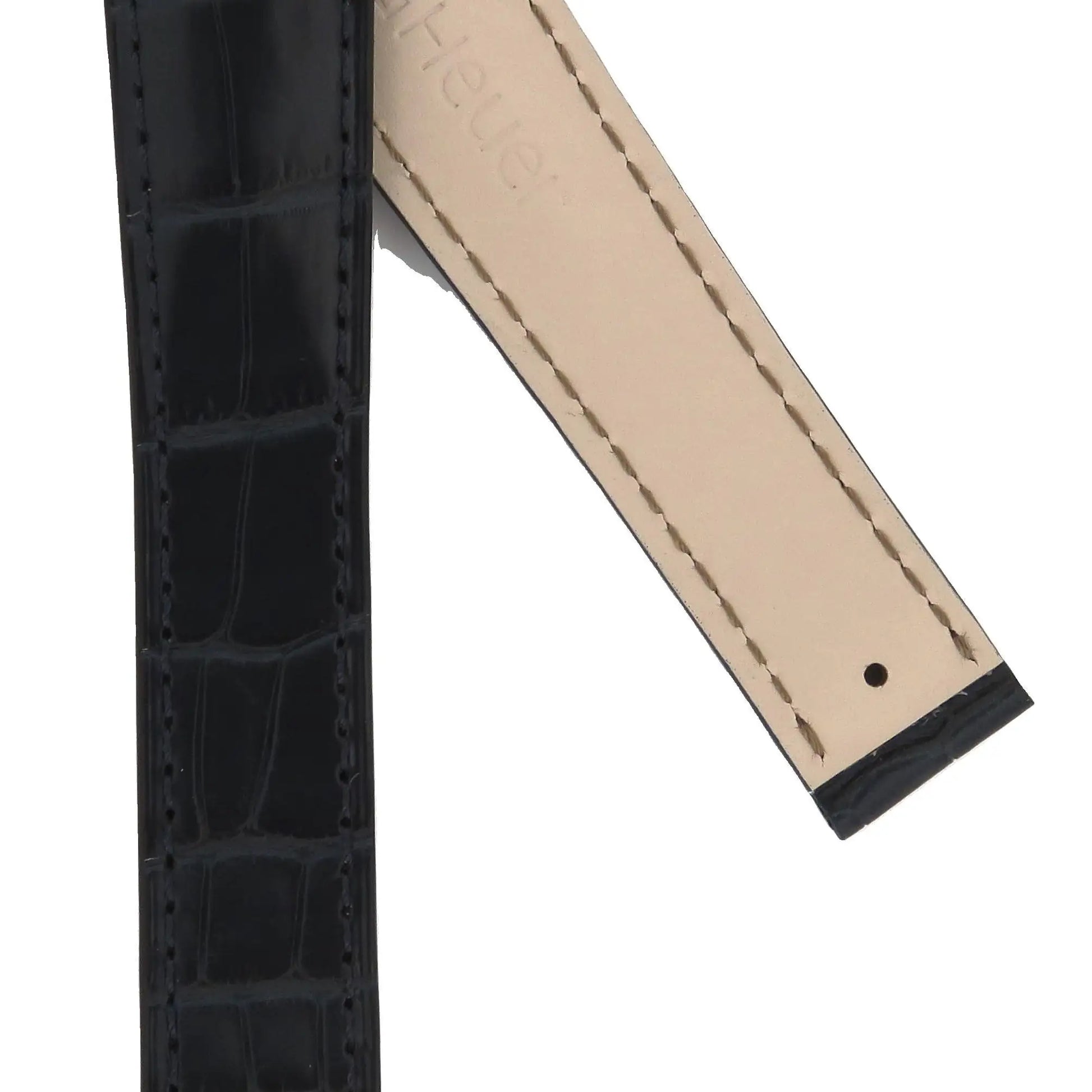 TAG Heuer 6000 Series FC6060 WH514 Blue Alligator Leather Strap 19.5mm | Genuine OEM
