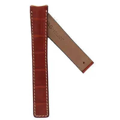 TAG Heuer 6000 Series FC6073 WH524 Brown Alligator Leather Strap 17.8mm | Genuine OEM