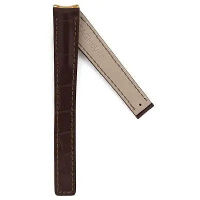 TAG Heuer 6000 Series FC6080 WH234 Brown Alligator Leather Strap 14.5mm | Genuine OEM