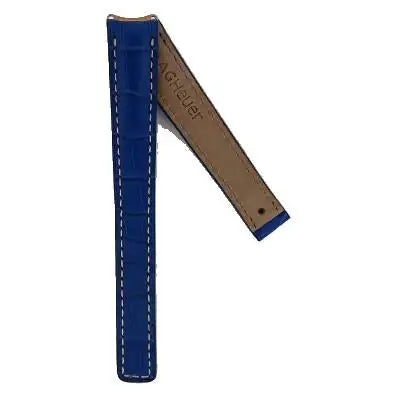 TAG Heuer 6000 Series FC6085 WH234 Blue Alligator Leather Strap 14.5mm | Genuine OEM
