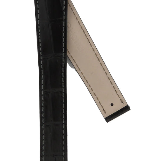 TAG Heuer 6000 Series FC6127 CH1110 Black Alligator Leather Strap | Genuine OEM