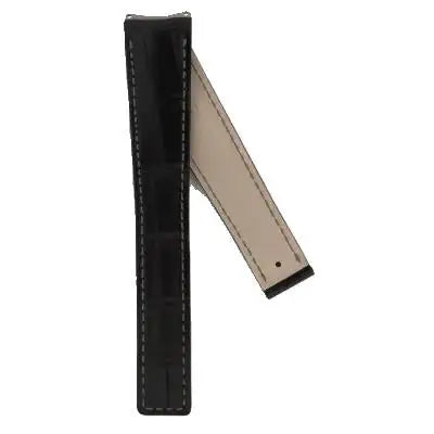 TAG Heuer 6000 Series FC6128 CH1110 Black Alligator Leather Strap | Genuine OEM
