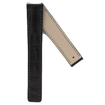 TAG Heuer 6000 Series FC6131 WH1211 Black Alligator Leather Strap | Genuine OEM