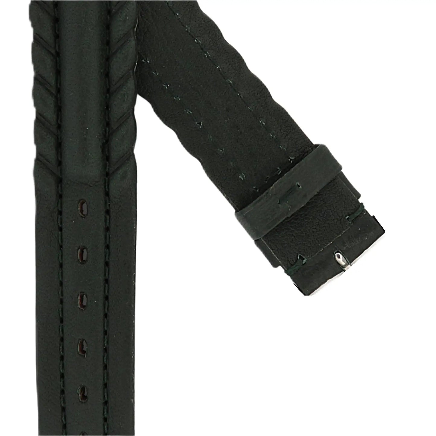 TAG Heuer 6000 Series FC8053 WH1111 Green Leather Strap 19.5mm | Genuine OEM