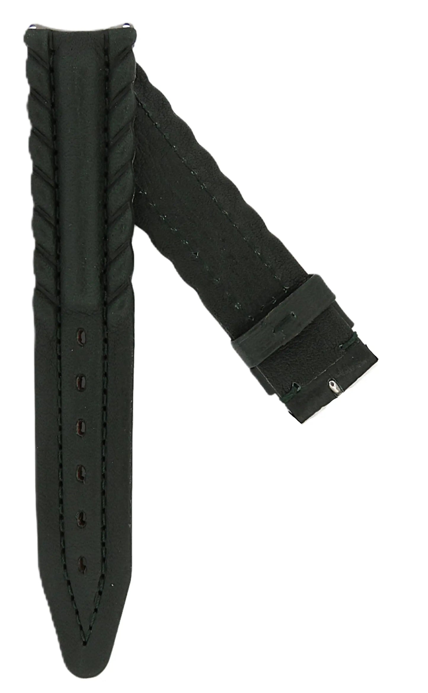 TAG Heuer 6000 Series FC8053 WH1111 Green Leather Strap 19.5mm | Genuine OEM
