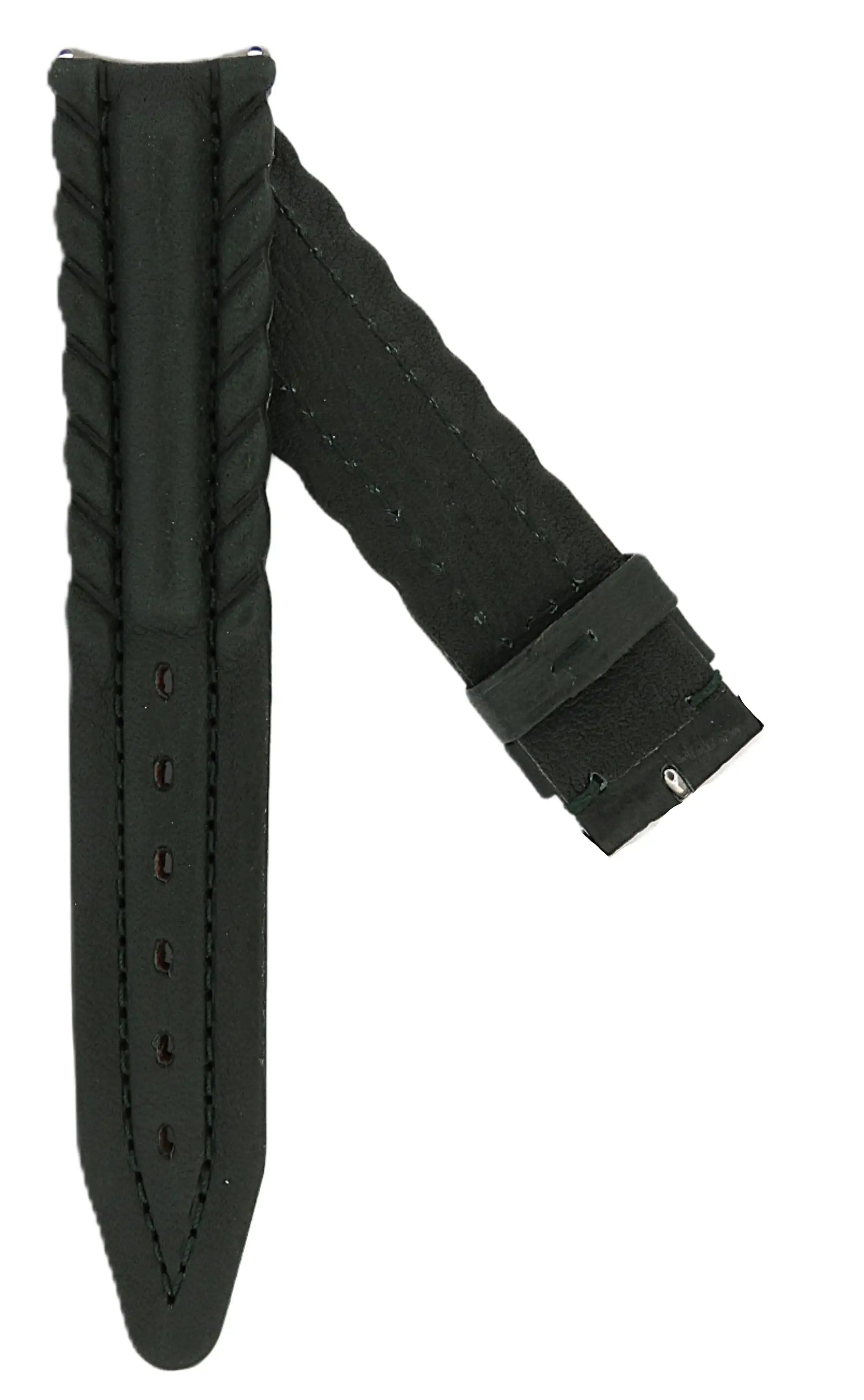 TAG Heuer 6000 Series FC8053 WH1111 Green Leather Strap 19.5mm | Genuine OEM