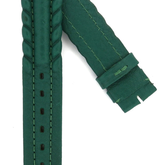 TAG Heuer 6000 Series FC8067 WH1111 Green Leather Strap 19.5mm | Genuine OEM