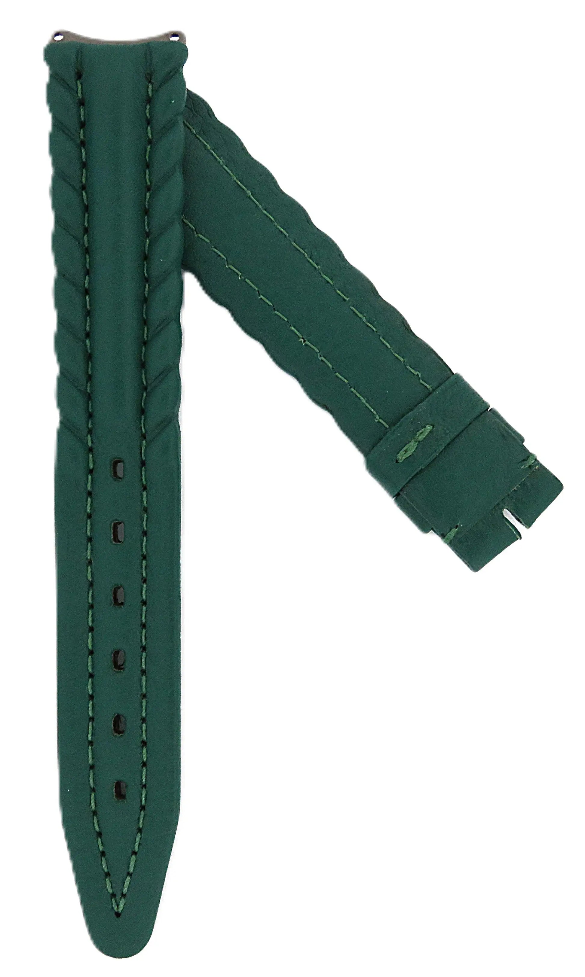 TAG Heuer 6000 Series FC8069 WH1211 Green Leather Strap 18mm | Genuine OEM