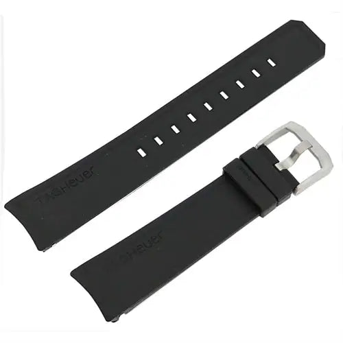 TAG Heuer Aquaracer BT0709 WAF1110 Black Rubber Strap 20mm | Genuine OEM