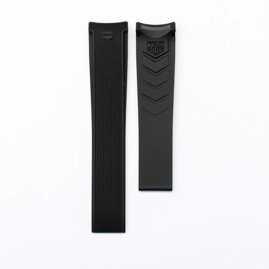 TAG Heuer Aquaracer FT6141 WAY101A Black Rubber Strap 21.5mm | Genuine OEM