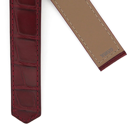 TAG Heuer Carrera CBN201H Red Alligator Leather Strap 22mm | Genuine OEM