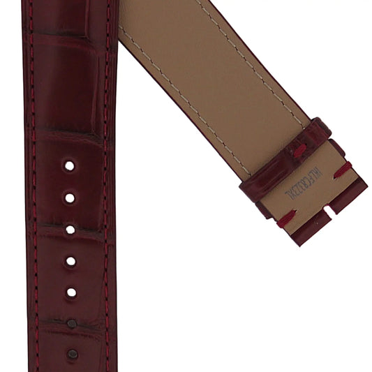 TAG Heuer Carrera CBN2048 Red Alligator Leather Strap 22mm | Genuine OEM