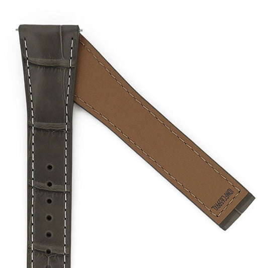 TAG Heuer Carrera CBS2214 Grey Alligator Leather Strap 20.5mm | Genuine OEM
