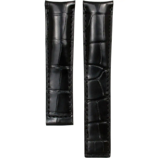 TAG Heuer Carrera FC6266 CAR2110 Black Alligator Leather Strap 20mm | Genuine OEM