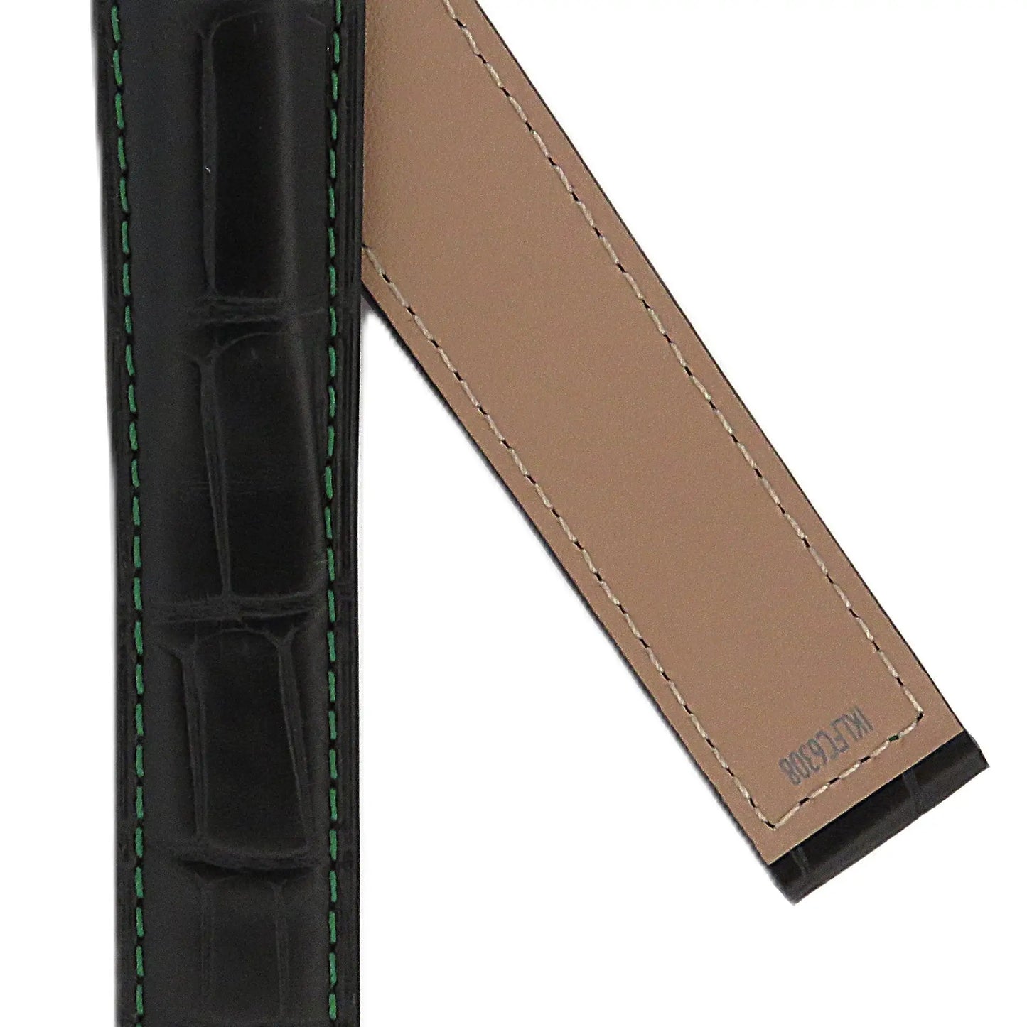 TAG Heuer Carrera FC6308 CAS2114 Black Alligator Leather Strap 20mm | Genuine OEM