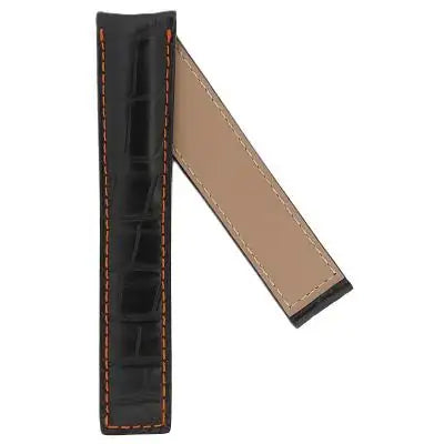 TAG Heuer Carrera FC6309 CV201AC Black Alligator Leather Strap 20mm | Genuine OEM